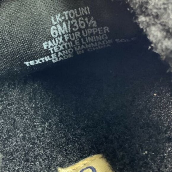 Lucky Brand Sneakers 6 Tolini Platform Faux Shearling Mule Lace-up - Picture 5 of 12